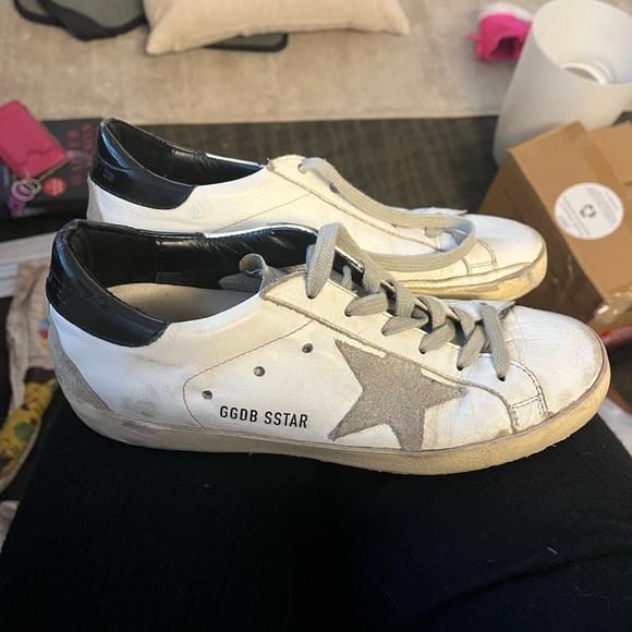 Golden Goode Superstar distressed-finish sneakers size 37 IT, US 7 - Picture 4 of 7